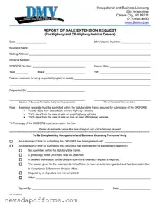 Download Dmv Obl275 Template
