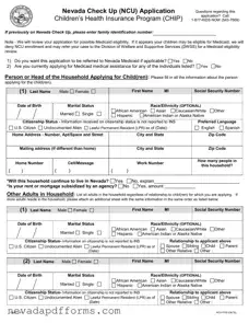 Download Nevada Check Up Template