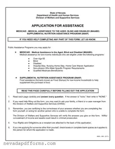 Download Nevada Division Welfare Template