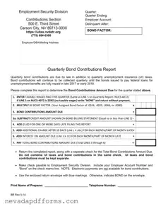 Download Nevada Employment Security Division Template