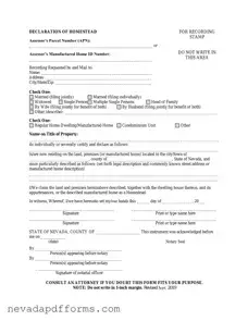 Download Nevada Homestead Template